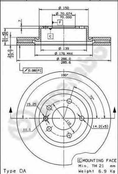 Тормозной диск AP купить