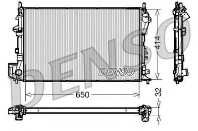 Радиатор, охлаждение двигателя DENSO купить