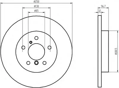 Тормозной диск MINTEX купить