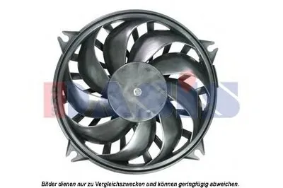 Вентилятор, охлаждение двигателя AKS DASIS купить