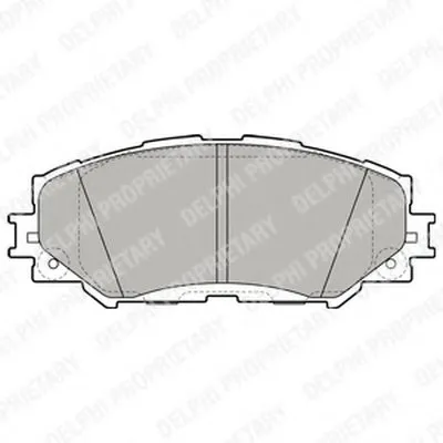 Комплект тормозных колодок, дисковый тормоз DELPHI купить