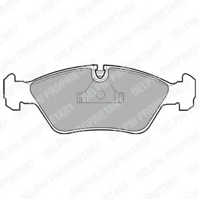 Комплект тормозных колодок, дисковый тормоз DELPHI купить