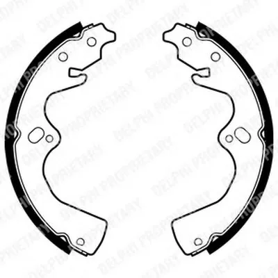 Комплект тормозных колодок DELPHI купить