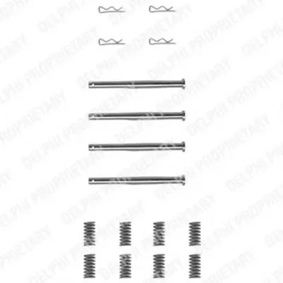 Комплектующие, колодки дискового тормоза DELPHI купить
