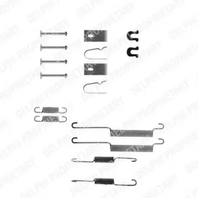 Комплектующие, тормозная колодка DELPHI купить