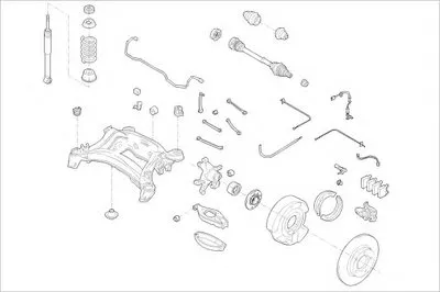 Подвеска колеса DELPHI купить