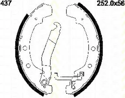 Комплект тормозных колодок TRISCAN купить