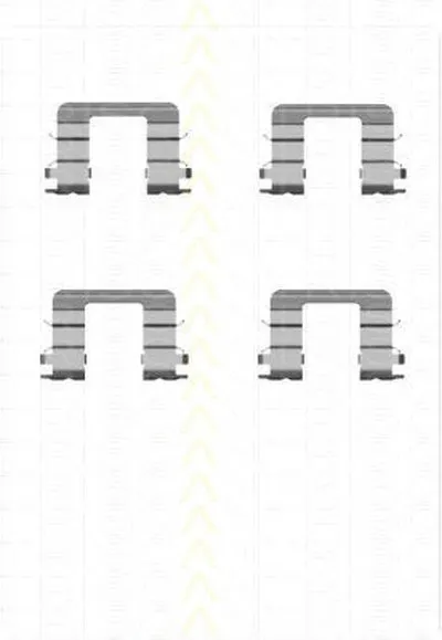 Комплектующие, колодки дискового тормоза TRISCAN купить
