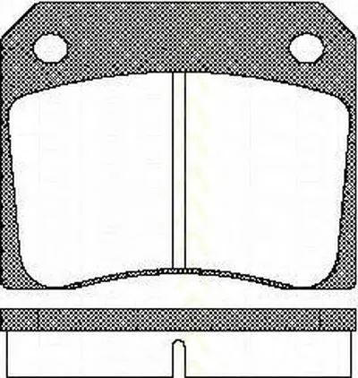 Комплект тормозных колодок, дисковый тормоз TRISCAN купить