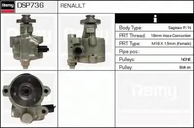Гидравлический насос, рулевое управление Remanufactured REMY (Multiline) DELCO REMY купить