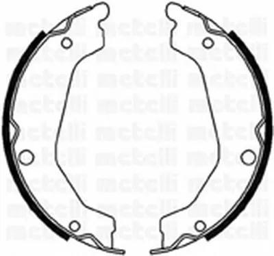 Комплект тормозных колодок, стояночная тормозная система METELLI купить