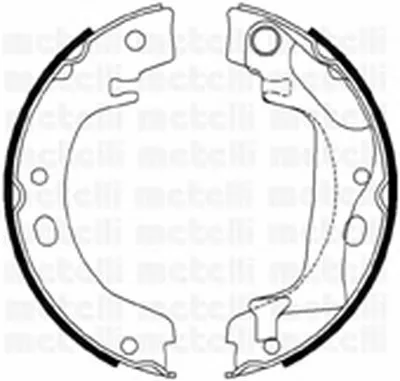 Комплект тормозных колодок, стояночная тормозная система METELLI купить