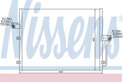 Конденсатор, кондиционер NISSENS купить