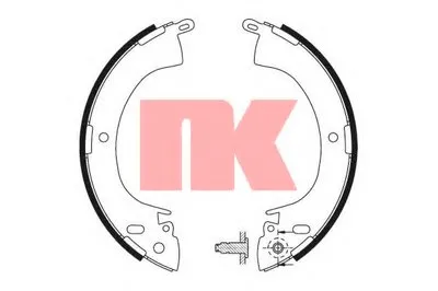 Комплект тормозных колодок NK купить