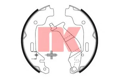 Комплект тормозных колодок NK купить