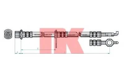 Тормозной шланг NK купить