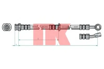 Тормозной шланг NK купить