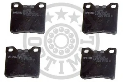 Комплект тормозных колодок, дисковый тормоз OPTIMAL купить