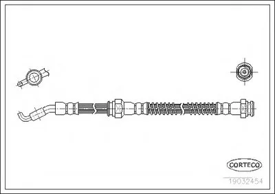 Тормозной шланг CORTECO купить