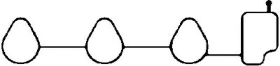 Прокладка, впускной коллектор CORTECO купить