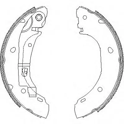 Комплект тормозных колодок REMSA купить