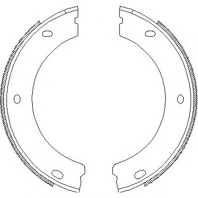 Комплект тормозных колодок, стояночная тормозная система REMSA купить