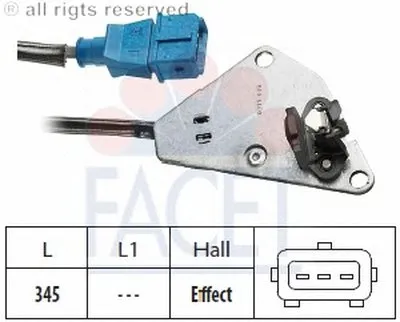 Датчик, положение распределительного вала FACET купить