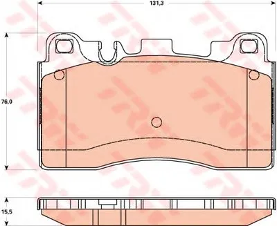 Комплект тормозных колодок, дисковый тормоз TRW купить