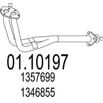 Труба выхлопного газа MTS купить
