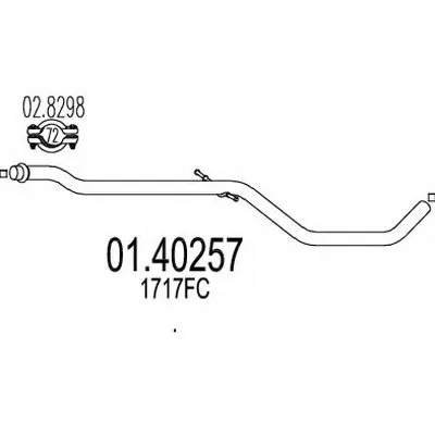 Труба выхлопного газа MTS купить
