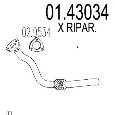Труба выхлопного газа MTS купить