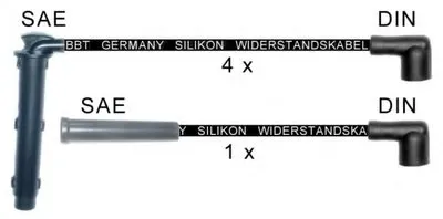 Комплект проводов зажигания BBT купить