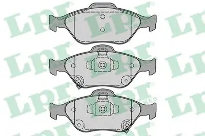 Комплект тормозных колодок, дисковый тормоз LPR купить