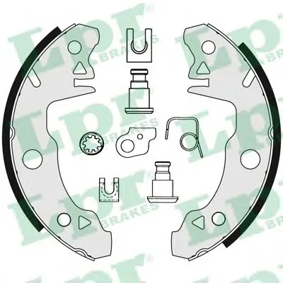 Комплект тормозных колодок LPR купить