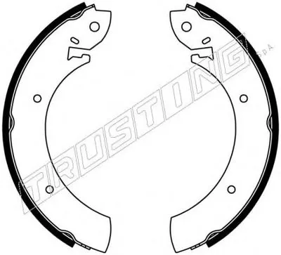 Комплект тормозных колодок TRUSTING купить