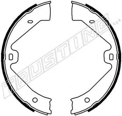 Комплект тормозных колодок, стояночная тормозная система TRUSTING купить
