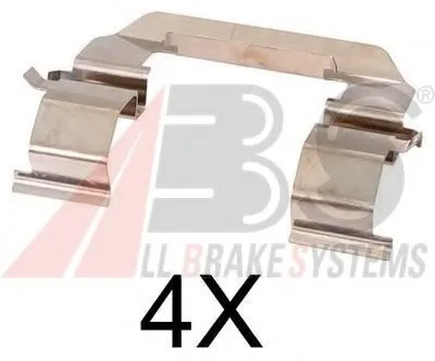 Комплектующие, колодки дискового тормоза A.B.S. купить