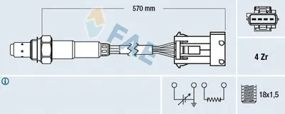 Лямда-зонд FAE купить