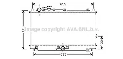 Радиатор, охлаждение двигателя AVA QUALITY COOLING купить