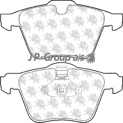 Комплект тормозных колодок, дисковый тормоз QH JP GROUP купить