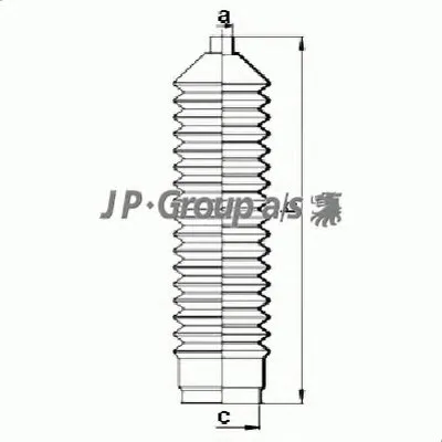 Комплект пылника, рулевое управление QH JP GROUP купить