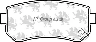 Комплект тормозных колодок, дисковый тормоз QH JP GROUP купить