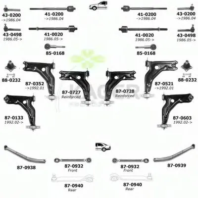 Подвеска колеса KAGER купить