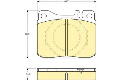 Комплект тормозных колодок, дисковый тормоз GIRLING купить