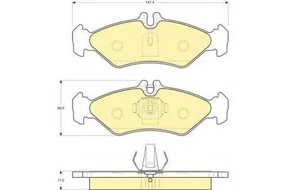 Комплект тормозных колодок, дисковый тормоз GIRLING купить
