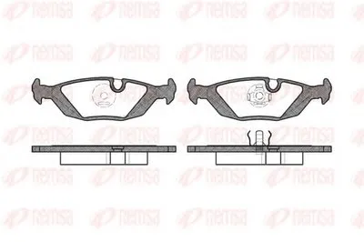 Комплект тормозных колодок, дисковый тормоз KAWE купить