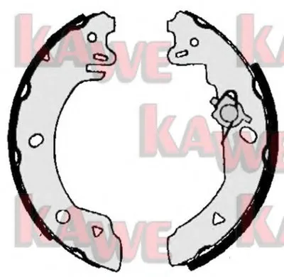 Комплект тормозных колодок KAWE купить
