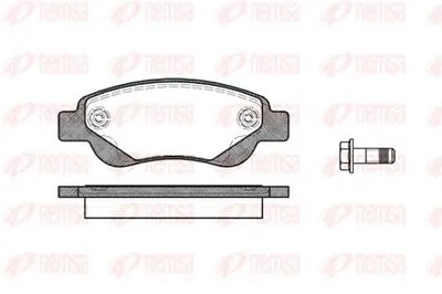 Комплект тормозных колодок, дисковый тормоз KAWE купить
