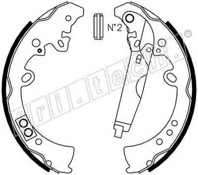 Комплект тормозных колодок fri.tech. купить