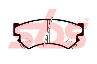 Комплект тормозных колодок, дисковый тормоз sbs купить